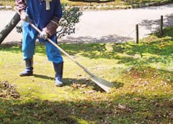 近隣への配慮・作業後の清掃を徹底